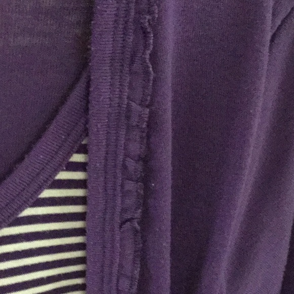 Kim Rogers purple striped shirt - Picture 3 of 4